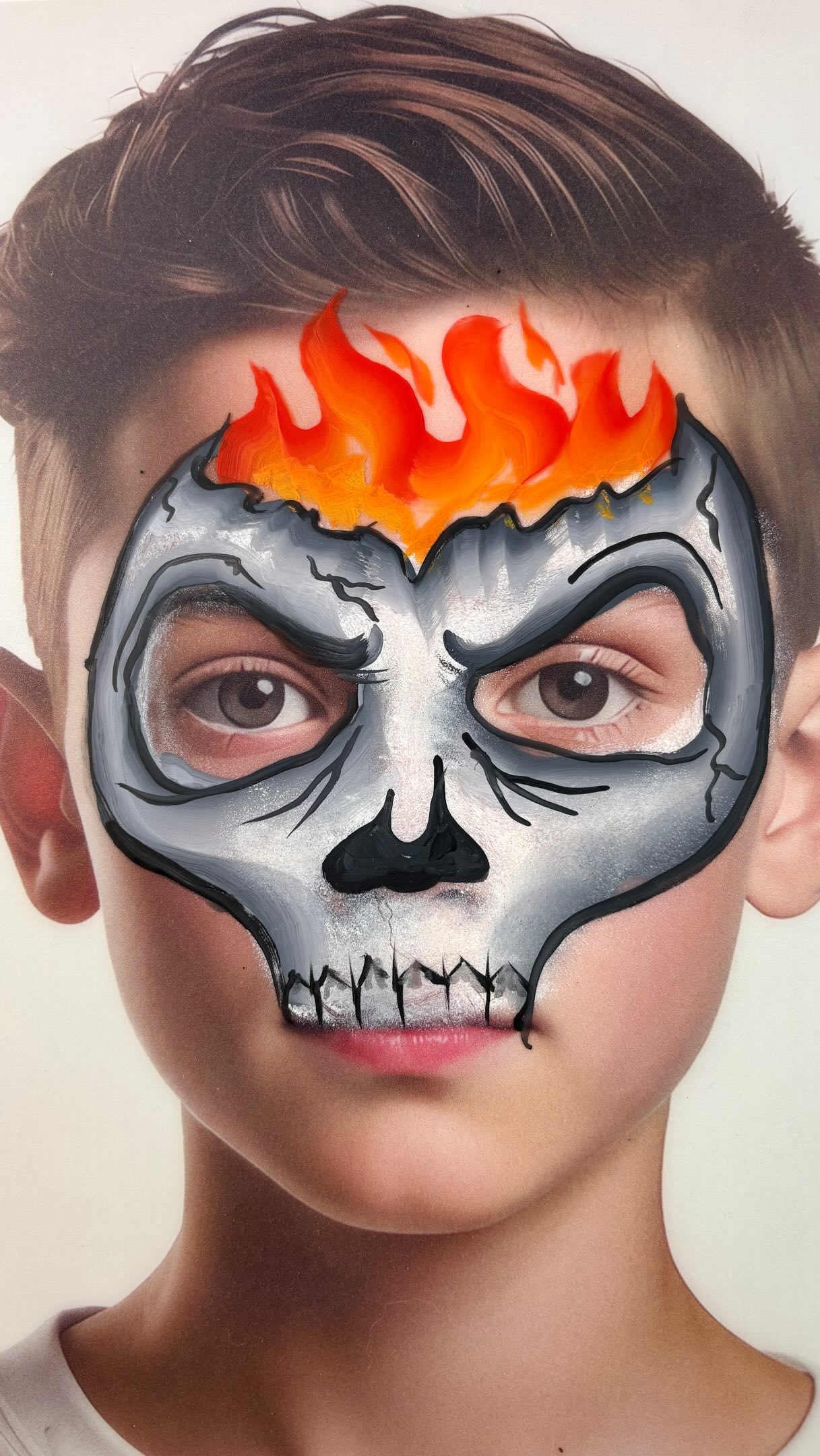 Halloween is just around the corner, so now’s the perfect time to start practising your spooky designs! This flame skull is always a crowd favourite and looks amazing at Halloween events.

If you’ve ever wanted to learn how to face paint, there’s never been a better time to start. At letspaint.tv, you’ll find easy-to-follow, step-by-step video lessons that take you from complete beginner to confident face painter, with support along the way.

🎨 Get ready for Halloween and start your face painting journey today at letspaint.tv!

#FacePainting #HalloweenFacePaint #SkullFacePaint #FacePaintingTutorial #HalloweenMakeup LetsPaint