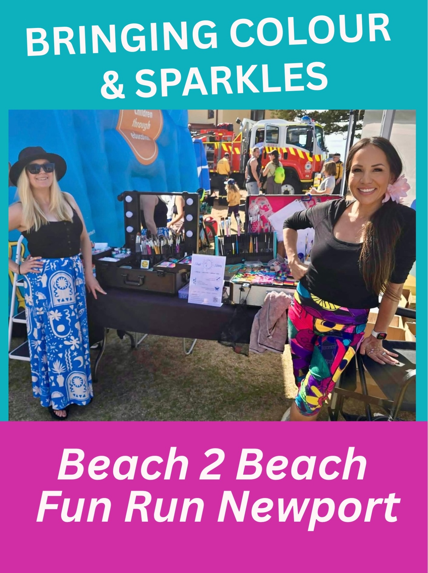 Spent the morning face painting alongside the beautiful Lara at Newport Beach for the Beach to Beach Fun Run! 🎨🏃‍♀️☀️

What a fun morning bringing lots of colour, smiles and a little face-painting magic to the kids! 💕✨

A HUGE congratulations to everyone who took on the incredible 14km run — what an achievement! 👏🎉 You should all be so proud of yourselves!

Such a beautiful morning in our amazing Northern Beaches community. 🌊💙

#FacePainter #NorthernBeachesFacePainter #SydneyFacePainter #NorthernBeachesSydney #NewportBeach